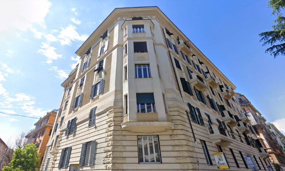 Esterno sede MetaWeb Lab Roma nel quartiere Parioli